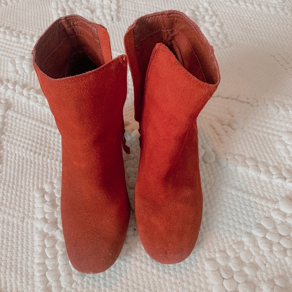 Urban Outfitters Red Booties - Picture 2 of 3
